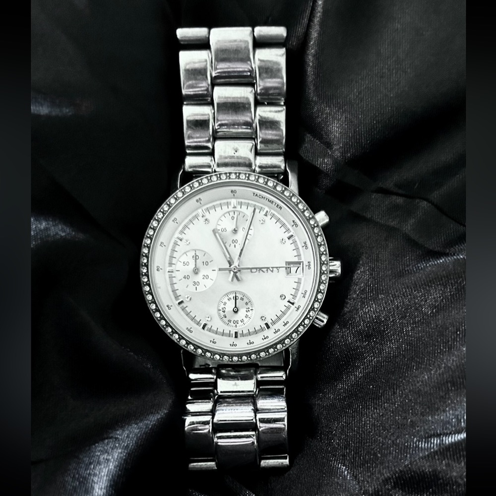 DKNY Mother of Pearl Stainless Steel Watch NY8339